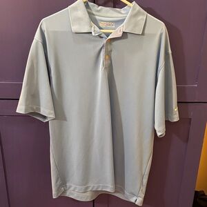 Nike Men's Blue Golf Fitdry Polo Shirt